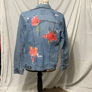 Floral Denim Jacket